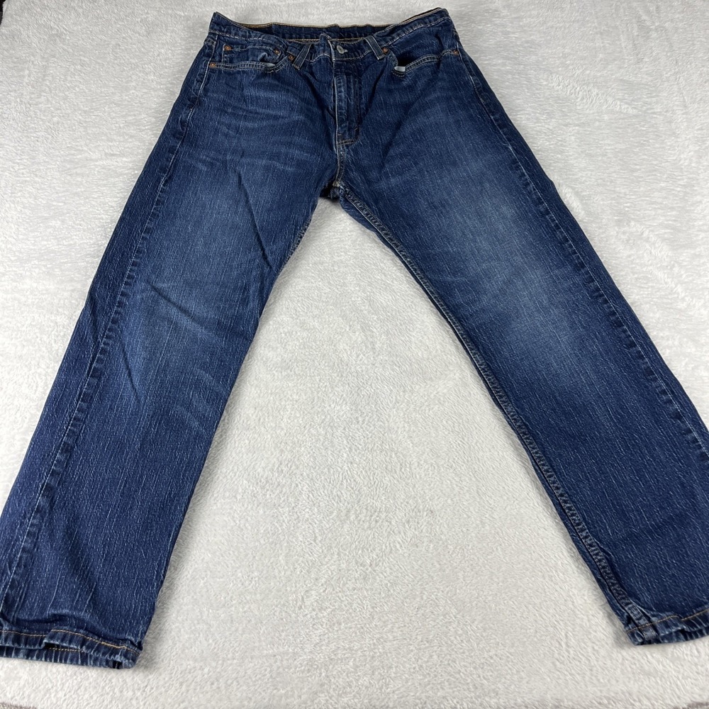 Levi's 505 Men's‎ Jeans Size 36x29, Regular Fit, Straight Denim Blue